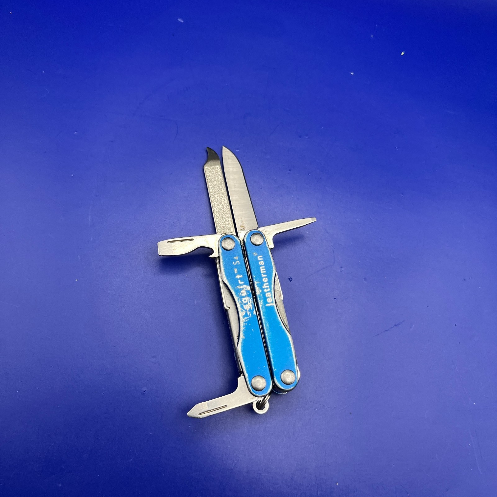 Leatherman Squirt S4 Blue Multi Tool Knife