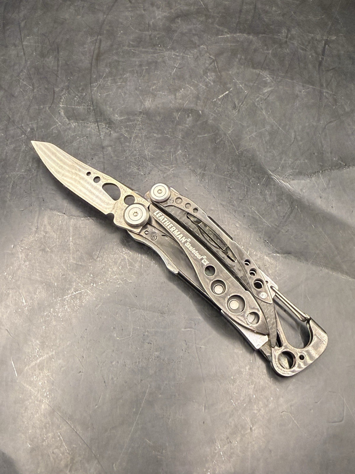 Retired Leatherman Skeletool CX Black Multi-Tool 154CM Excellent Cond