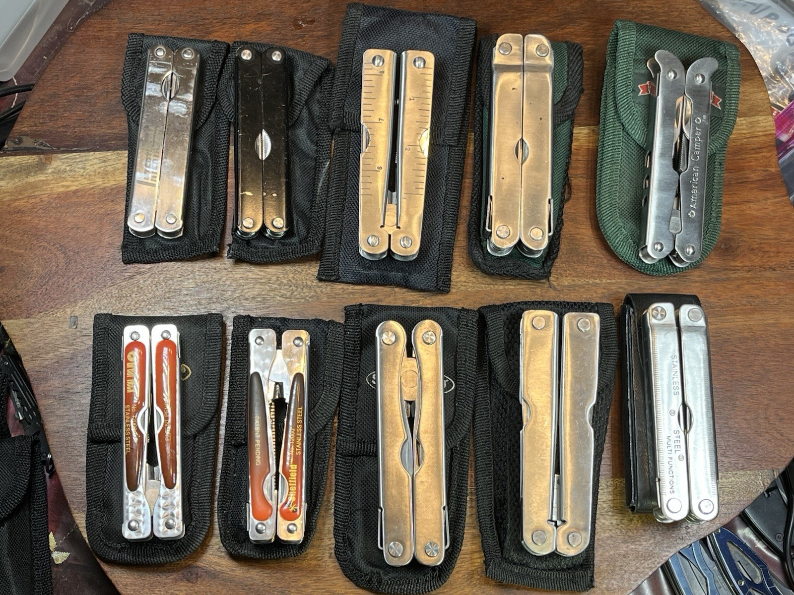 TSA CONFISCATED Hand Selected Inspected STAINLESS MULTITOOL (Lot of 10)