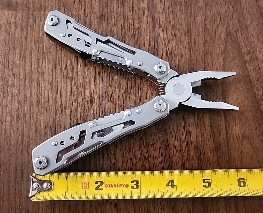 Stainless Steel Multifunctional Folding Pliers and Tools with Case! Multipurpose