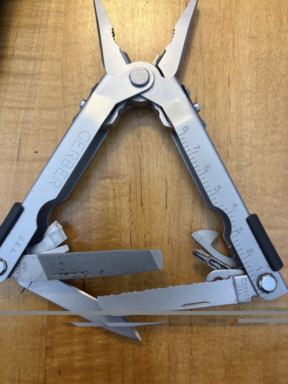 Vintage Gerber Needle Nose MP600 Multi-Tool Nylon Sheath & Socket Bits USA
