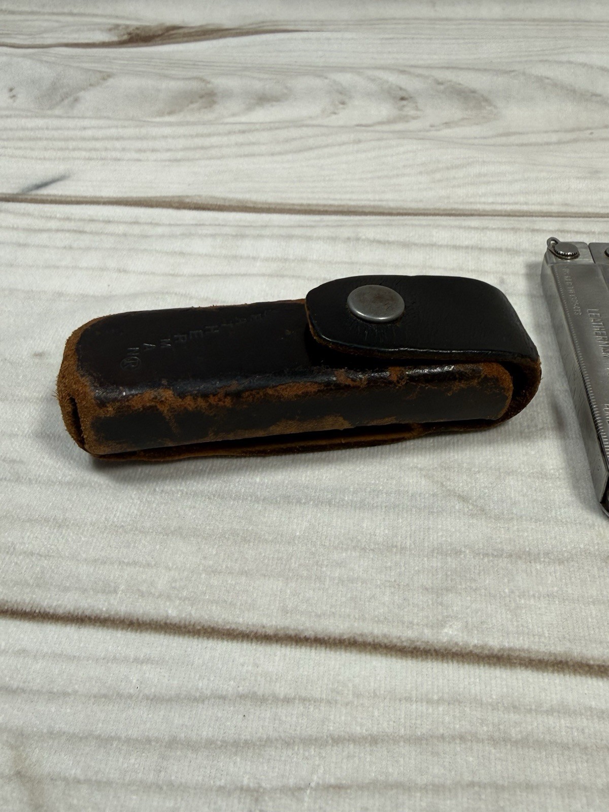 Vintage Original Leatherman Multi-Tool Portland OR “0895” w/ Leather Sheath