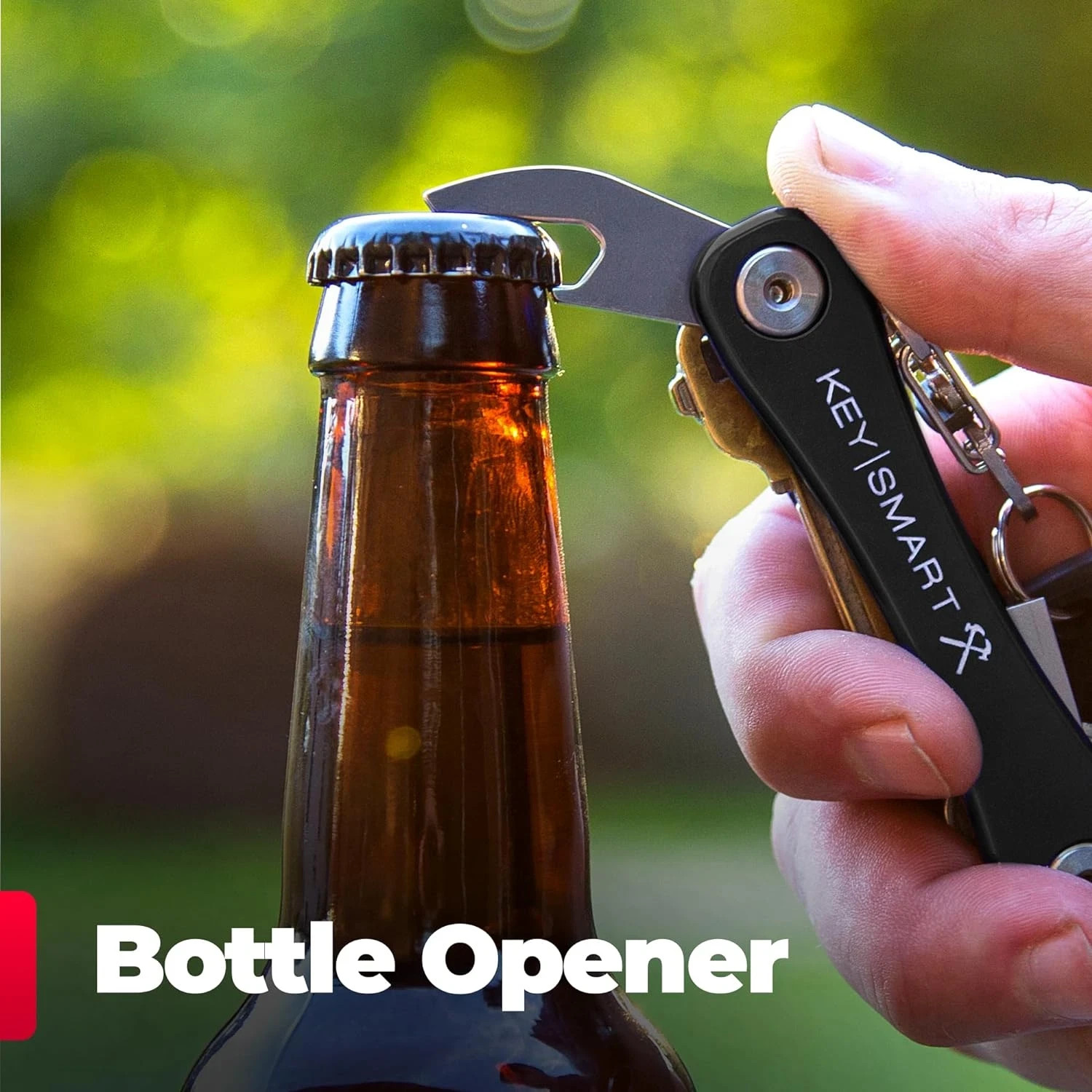 Multitool Key Holder for Keychain W/Bottle Opener and Pocket Clip, Organizer USA