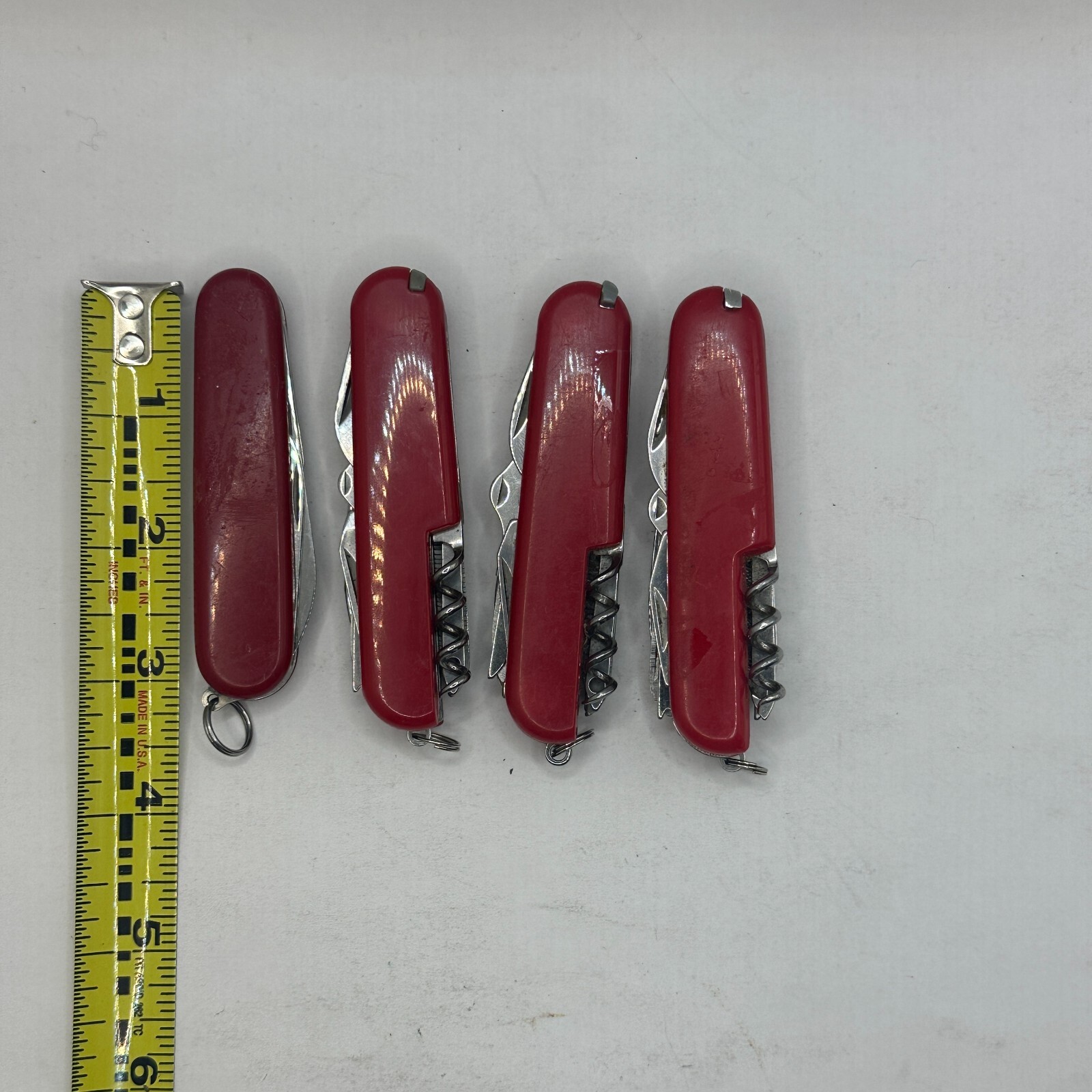 Superior Multi-Tool Pocket Knife Multi-Purpose with 8 Functions in Box LOT OF 4