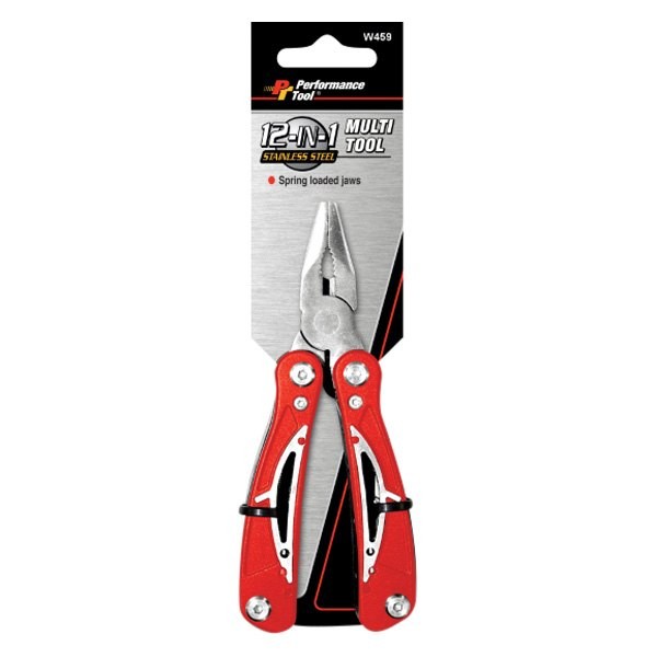 12-in-1 Anodized Aluminum Mini Multi Pliers Set w Merchandising Strip