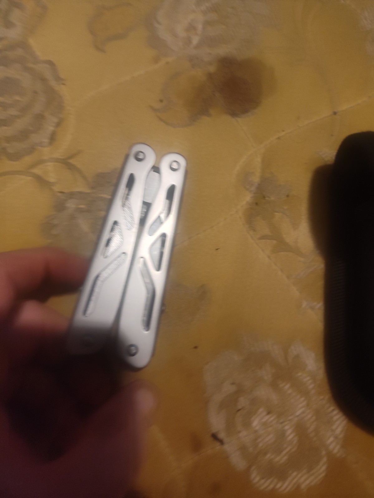 Ozark Trail Multi Tool Pliers Knife Stainless Steel w/ Pouch Camping EDC