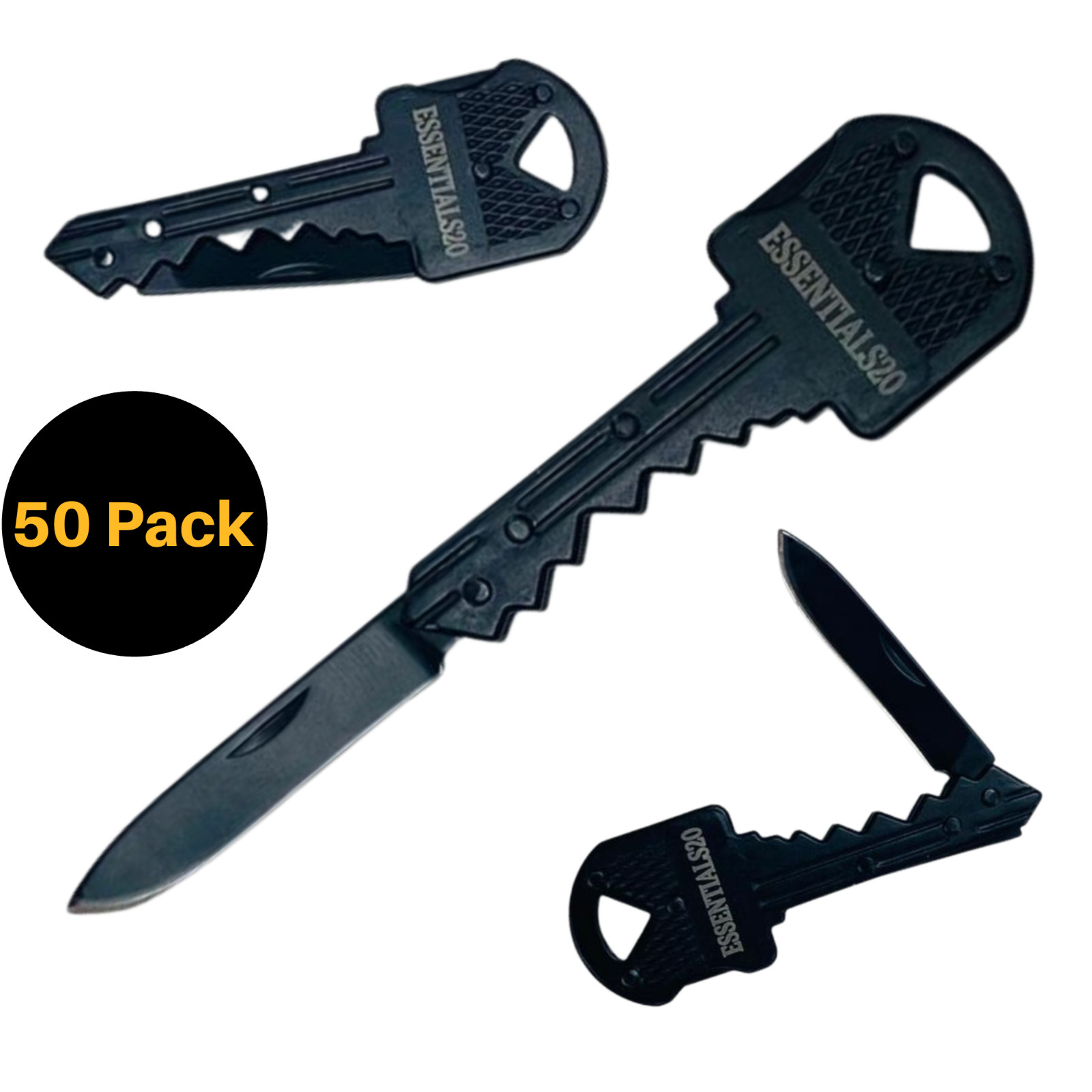 50X Folding Pocket Knife Keychain Gift for Men EDC Stocking Stuffers Christmas