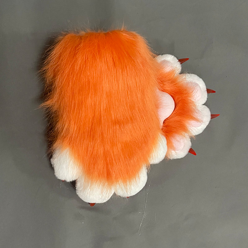 Furry Colorful Beast Claw Gloves Cat Mother Gloves Cat Claw Cute Plush