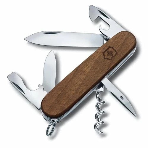 Victorinox Spartan Wood Pocket Knife Walnut 10 Function (OPEN BOX)