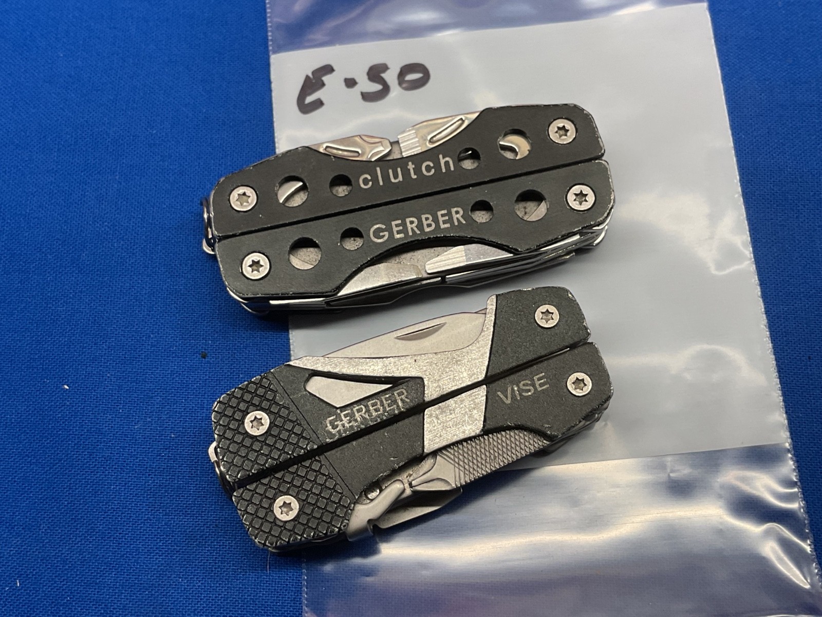 Gerber Vise and Clutch Mini Multi Tool Knife Pliers Lot of 2 Tools