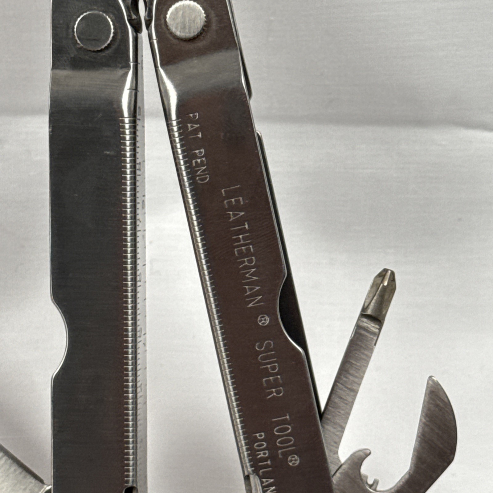 Original Vintage Leatherman Super Tool Pat. Pending Leather Sheath