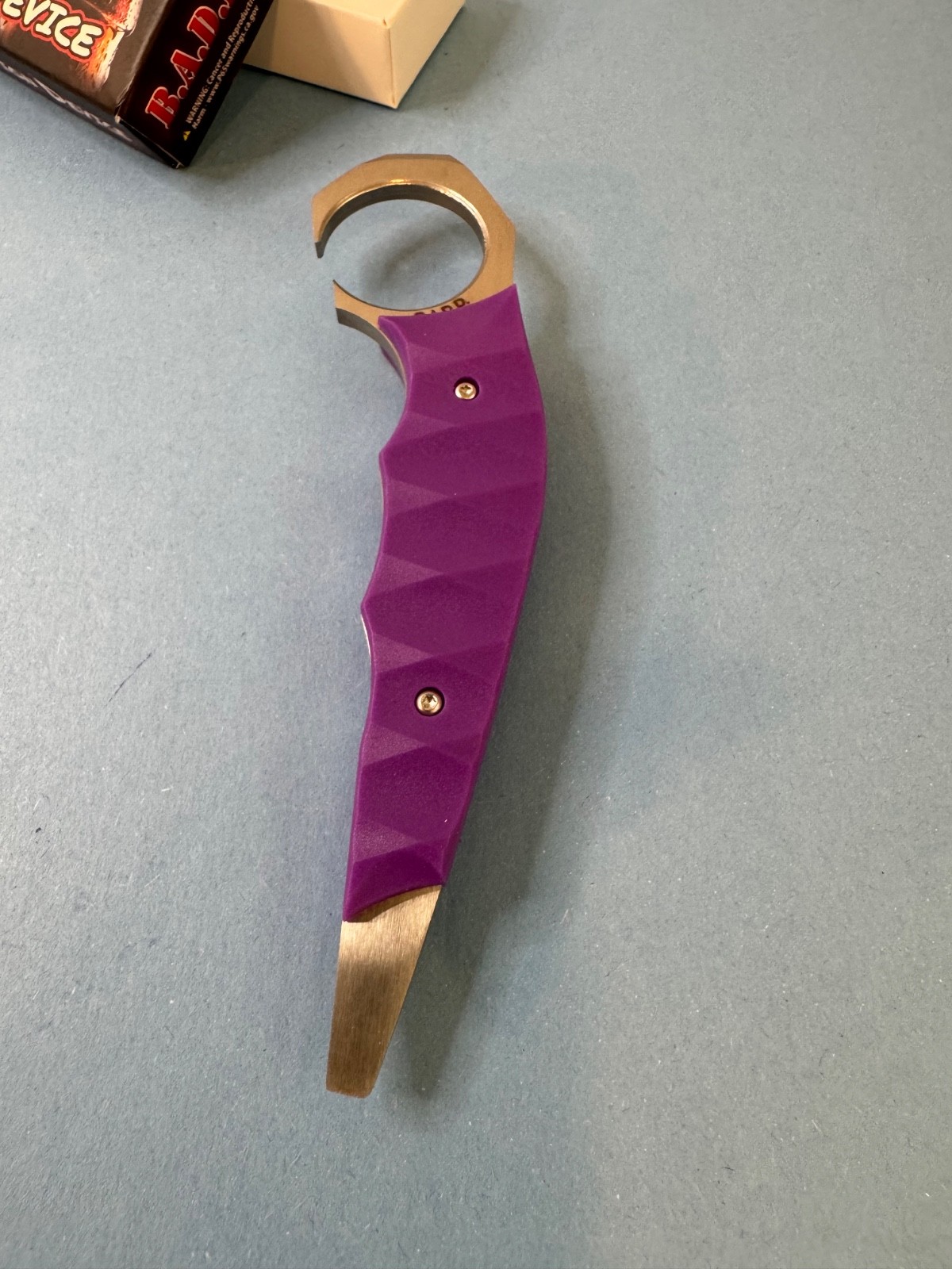 Cuma Survival School BADD Beer Tool Synthetic Handles – CU004-BEER-TOOL-PURPLE