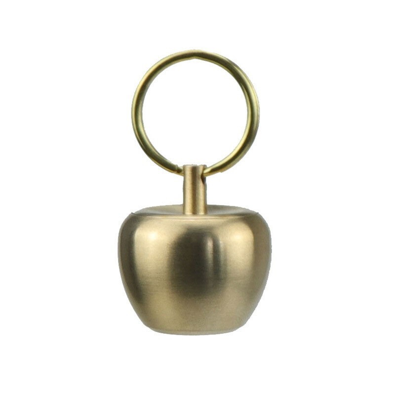 Brass Keychain Waterproof Storage Box Sealed Pill Capsula Portable Tank EDC Tool