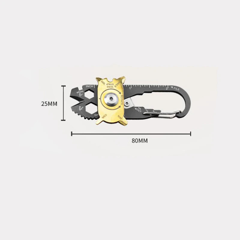 20 in 1 stainless steel Multifunction tool- Great to attach to your Boat Keys