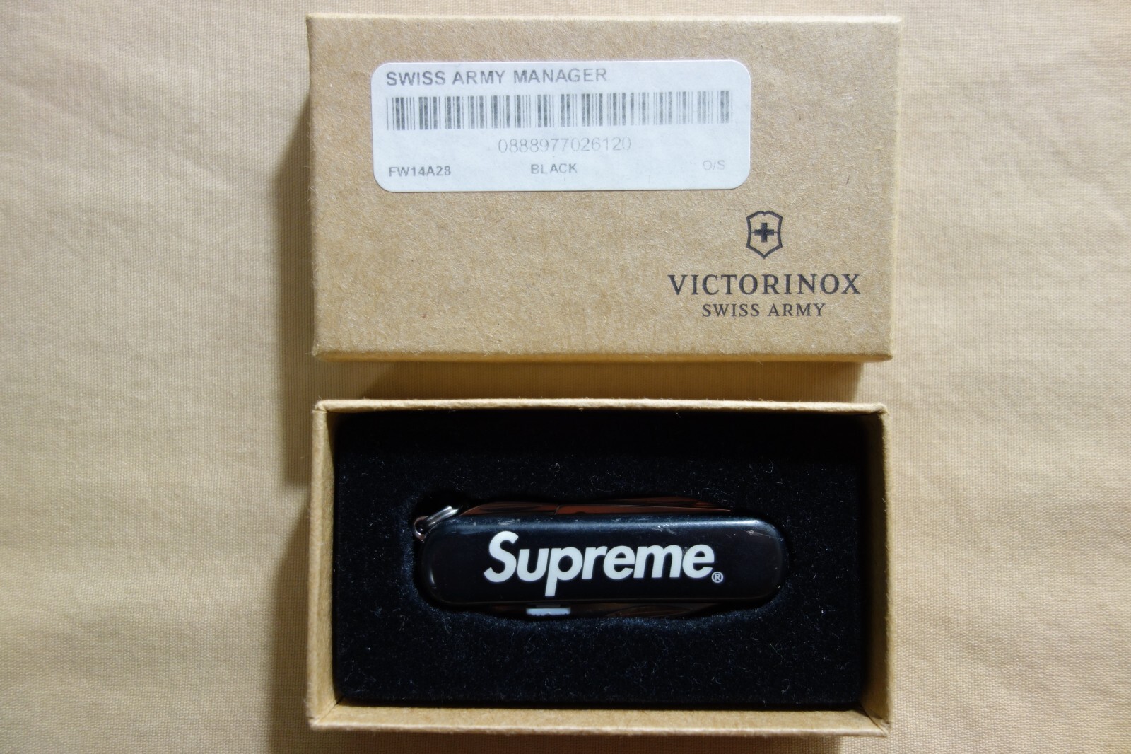 Supreme Fall/Winter 2014 Victorinox Swiss Army Manager (Black) O/S FW14A28
