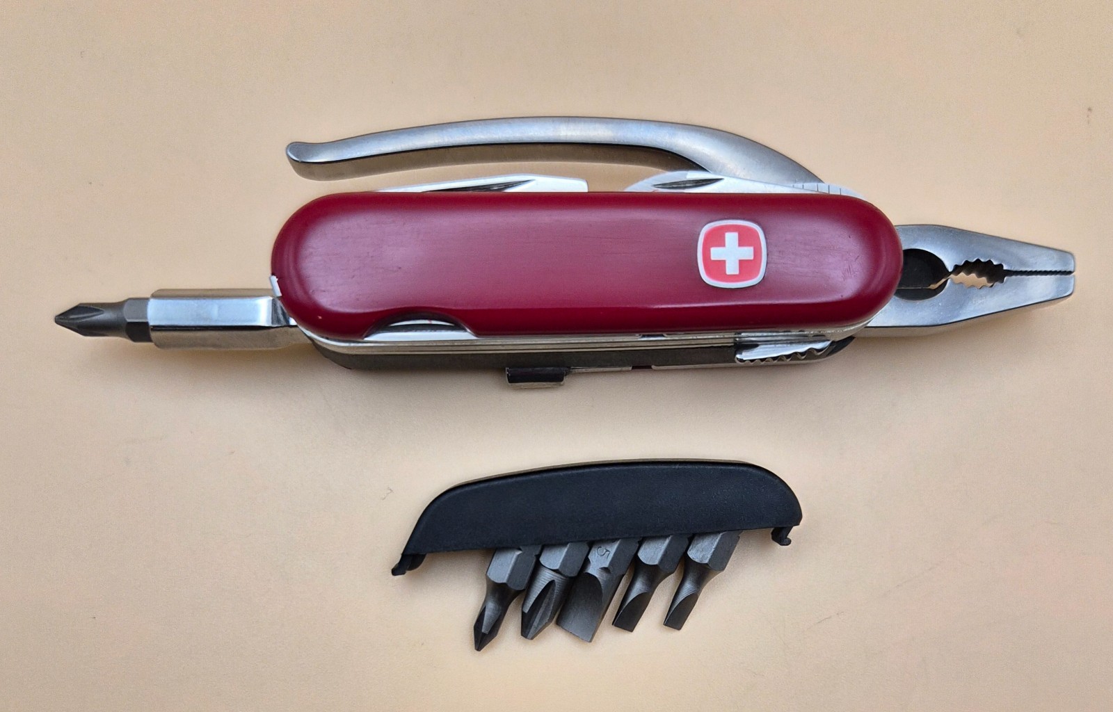 Wenger POCKET GRIP MINI GRIP Swiss Army Knife BLUNT-NOSE – Good Condition