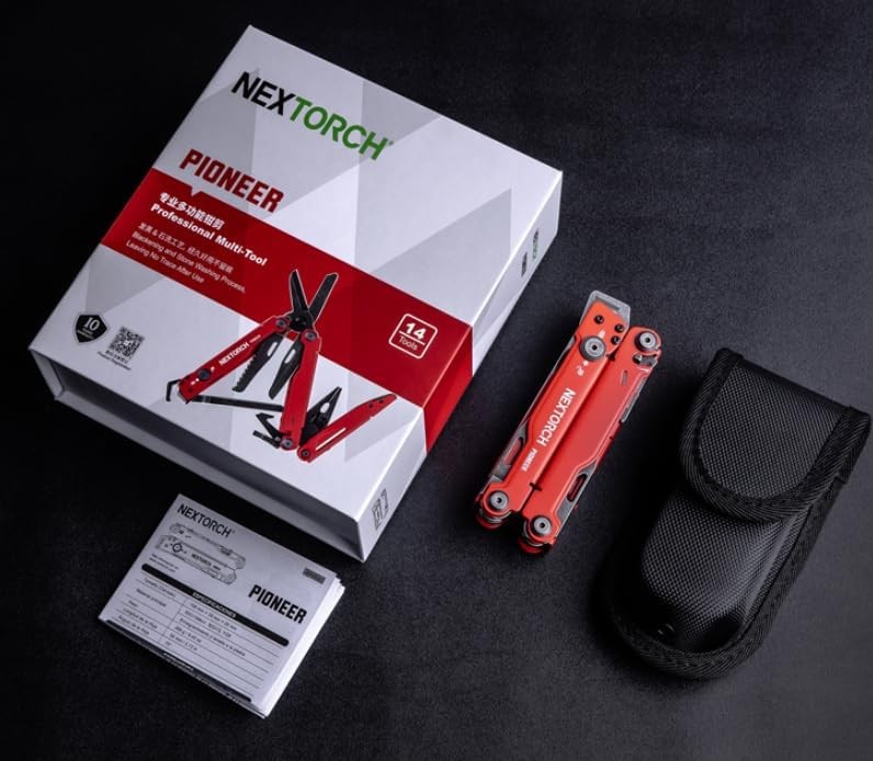 NEXTORCH PIONEER MT20 14-IN-1 Multi-tools Full-Size,Versatile Multi-tool Set wit