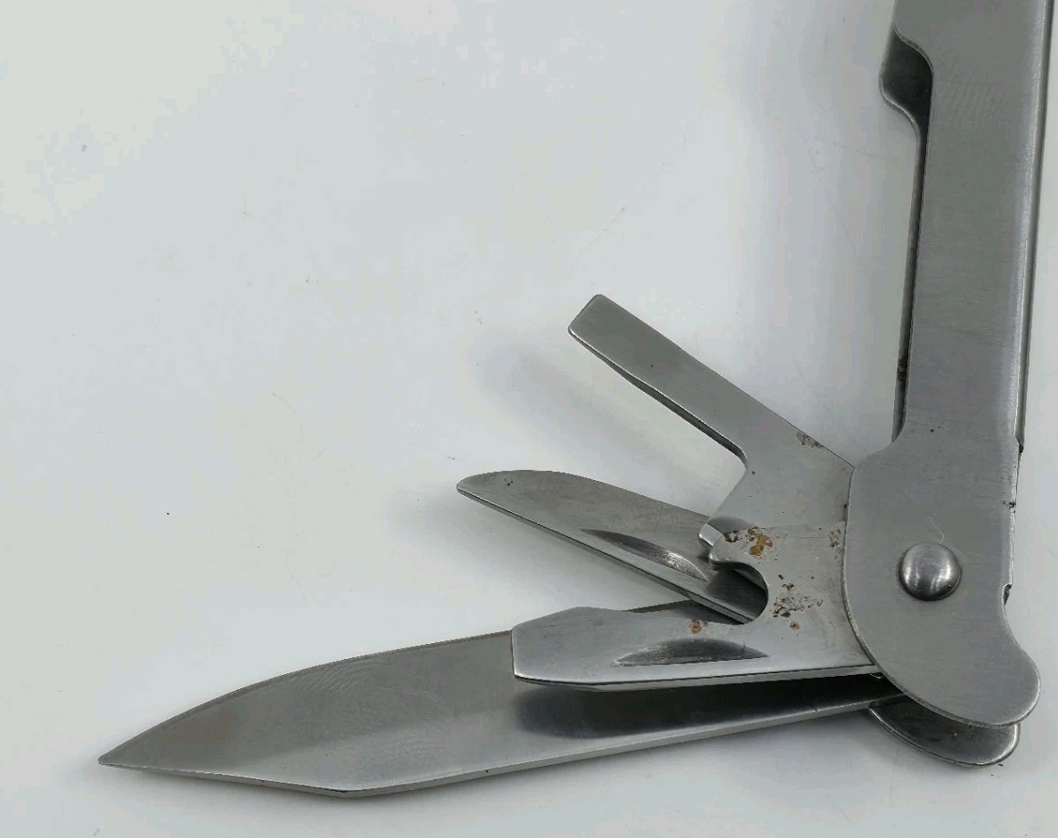 American Camper Stainless Steel Multi-Tool with Pliers Sheath and Bit Driver Set