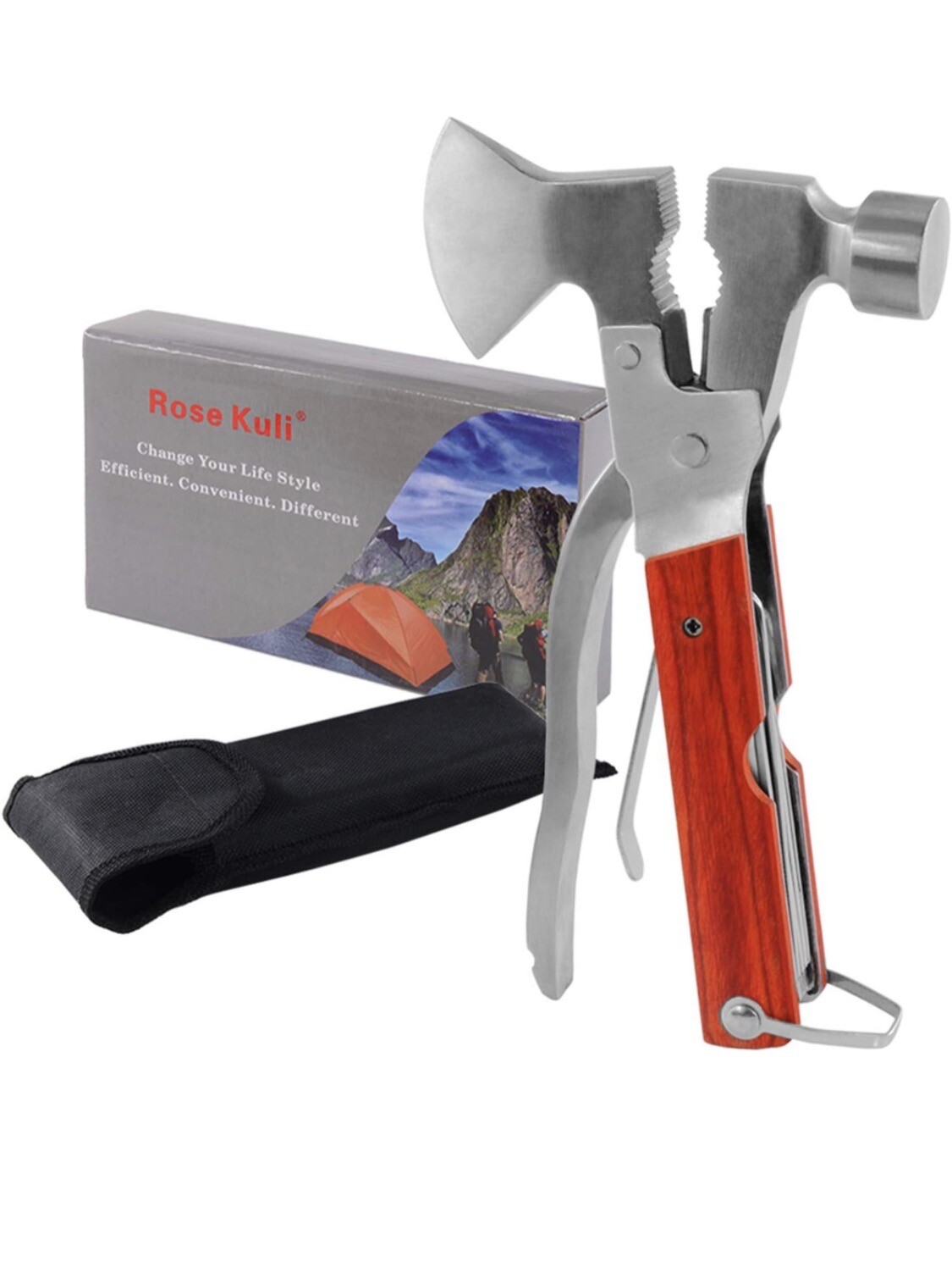 Camping Gear Multitool,Cool &Unique Birthday Gifts for Men Dad Husband Boyfriend