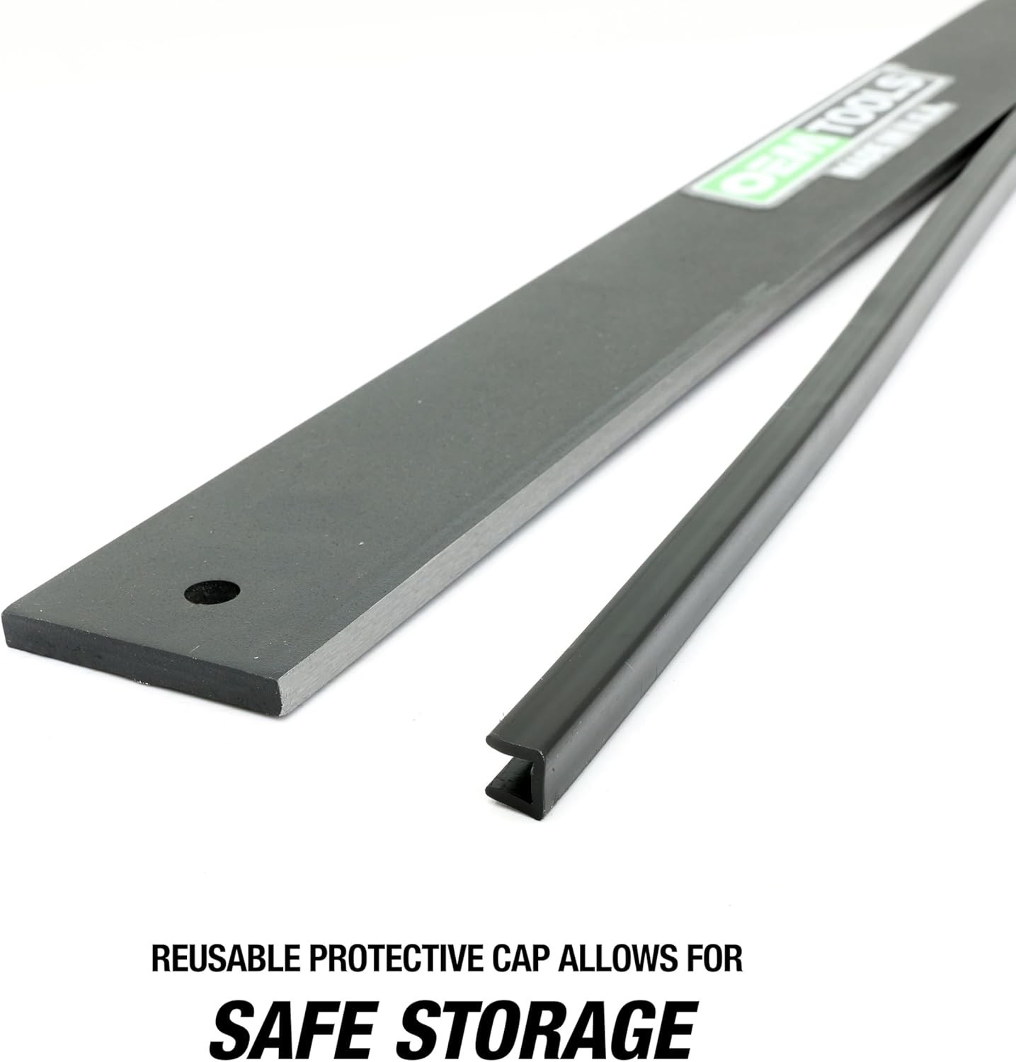 Durable Cold Rolled Steel Straight Edge, 24″ for Precision Machinist Inspections