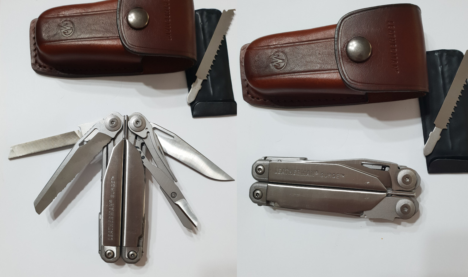 🔥🔥🔥 Leatherman Surge Gen1 Large Leather Sheath Retired Collectable Very Rare