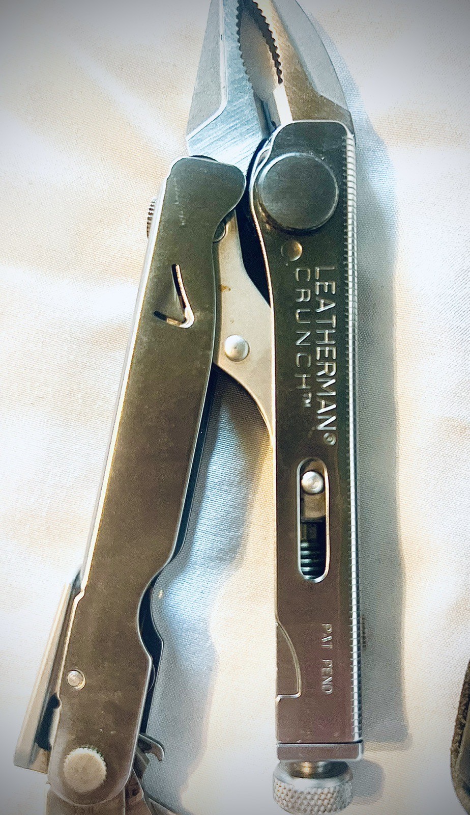 Leatherman Crunch Multi-Tool PAT PEND 12/99 W/ Original Leather Sheath RARE USA