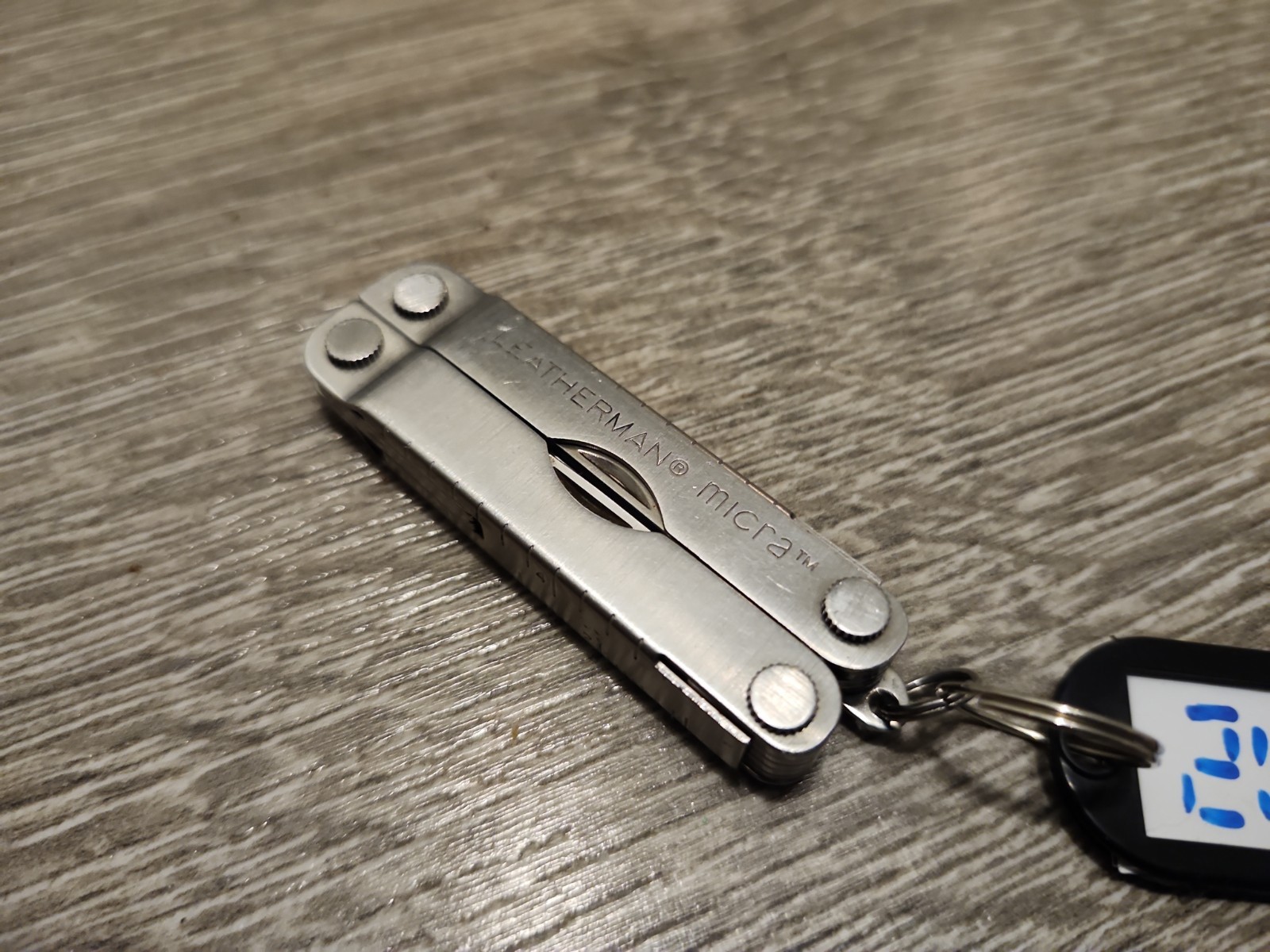 Leatherman Micra Multitool – Stainless Steel, Used, Good Condition