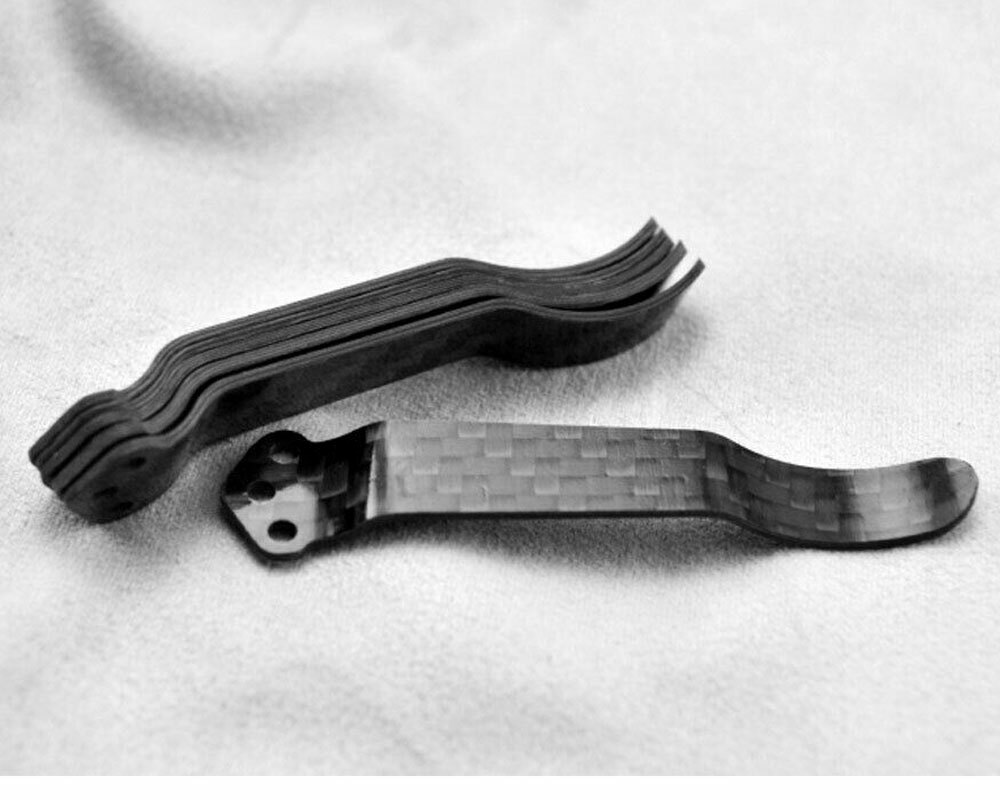 Butterfly ZT Folding Knife Carbon Fiber DIY Pocket Back Clip Cutter Accessories