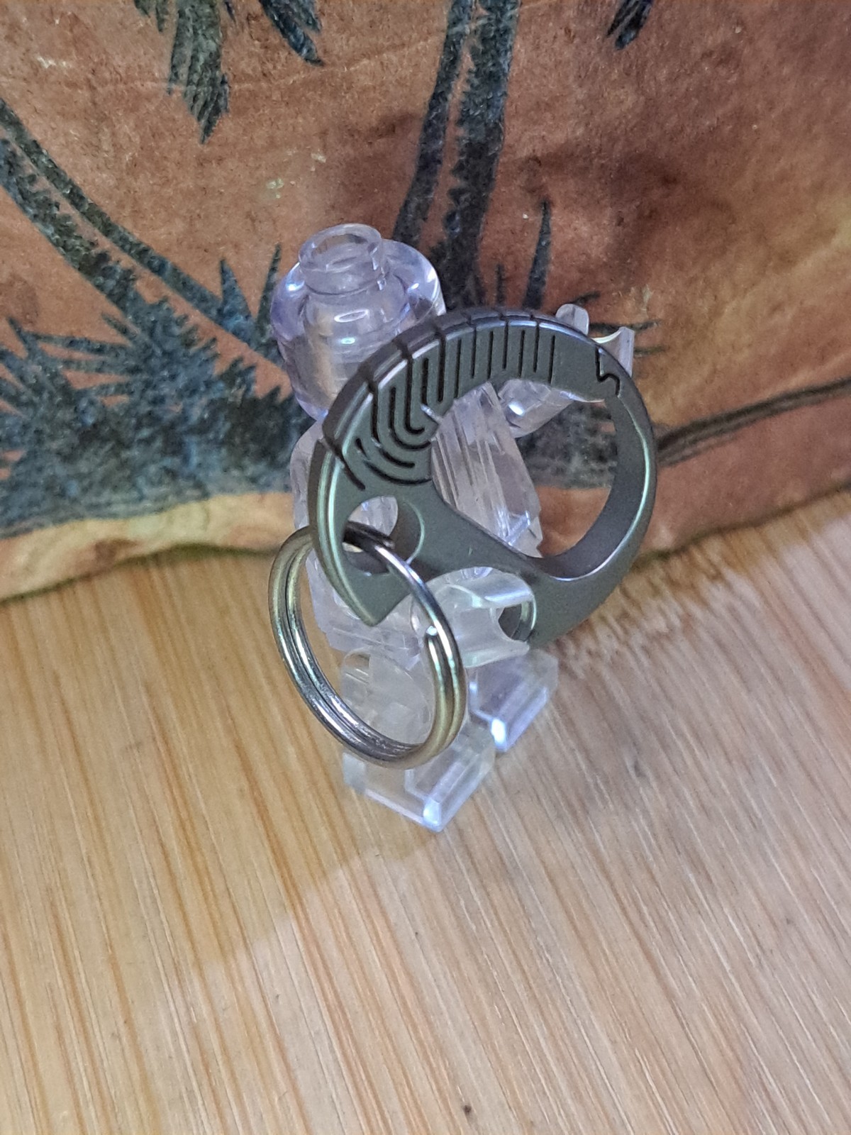 Mini EDC Titanium Keychain Carabiner With Built Bottle Opener