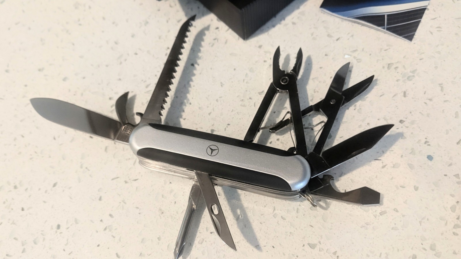 MERCEDES BENZ * RICHARTZ Solingen pocket knife Multi tool – Swiss Army style NOS