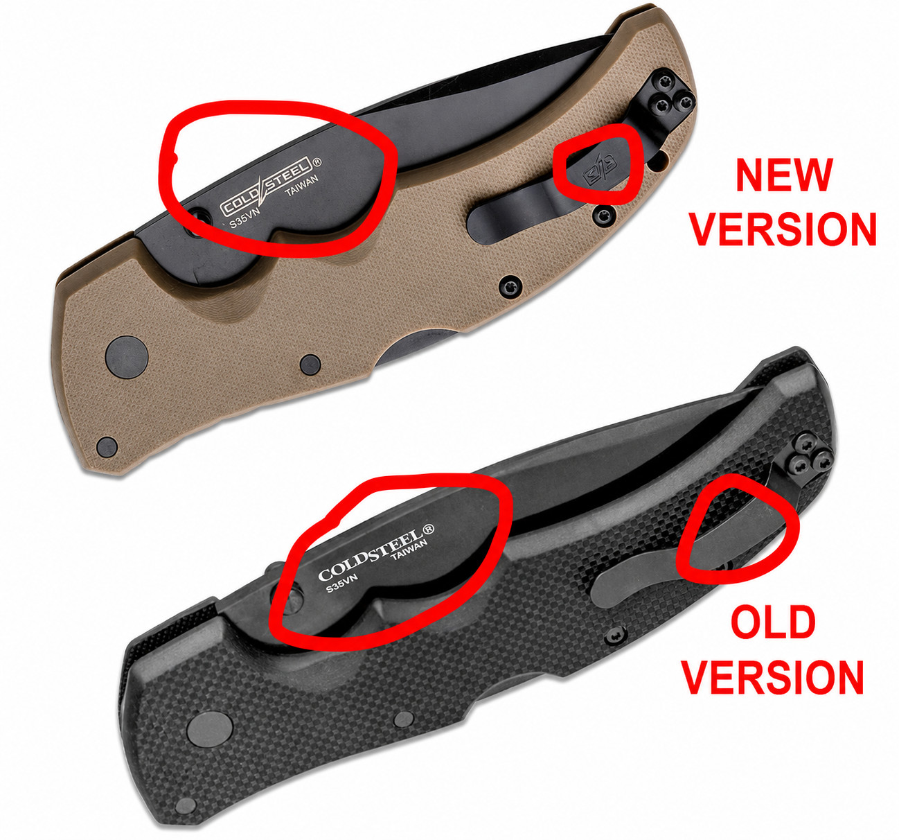 Titanium Deep Carry Pocket Clip for Cold Steel Recon 1 Knife Replacement