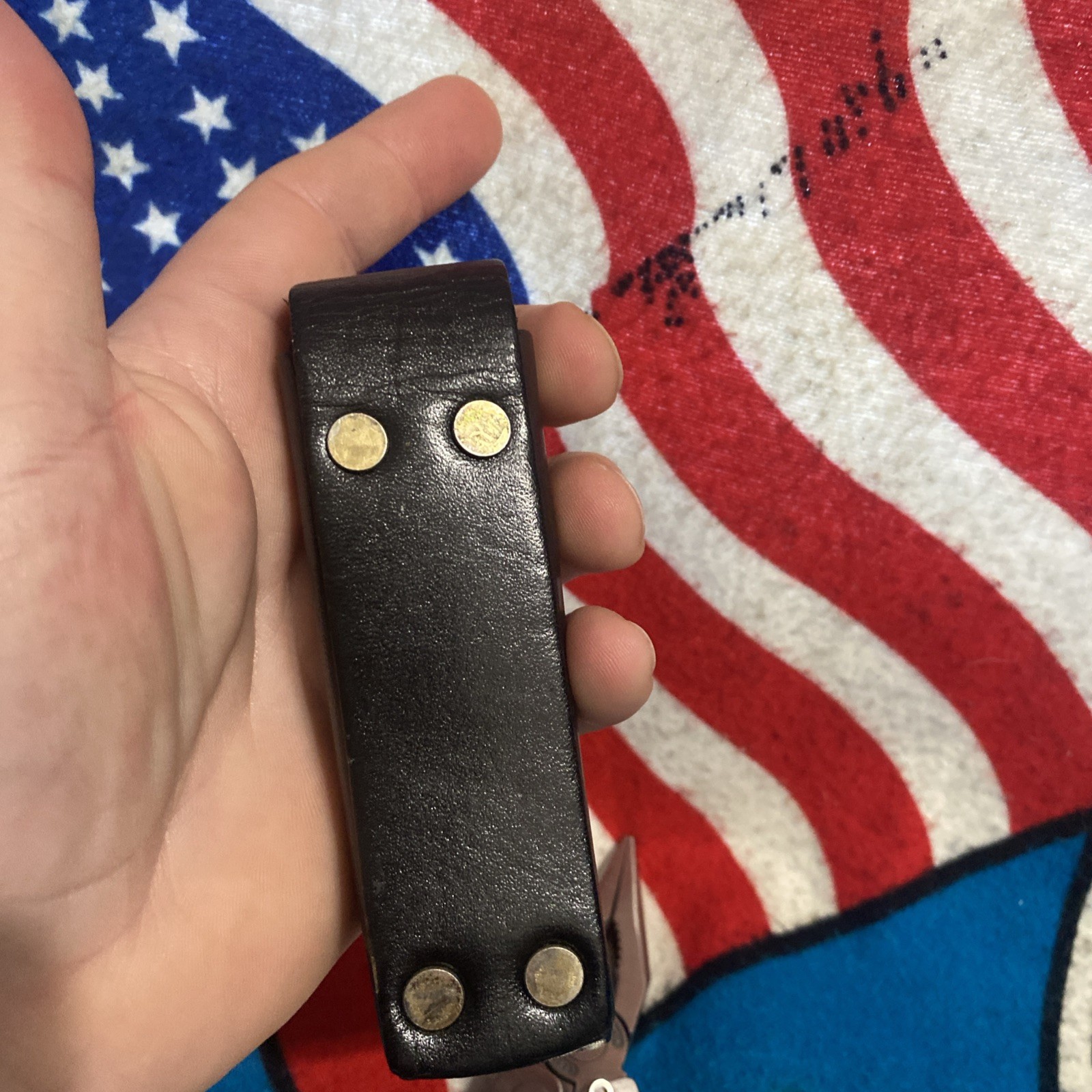 VTG Original Leatherman Multi-Tool Portland OR USA + Leather Sheath 1990’s CLEAN