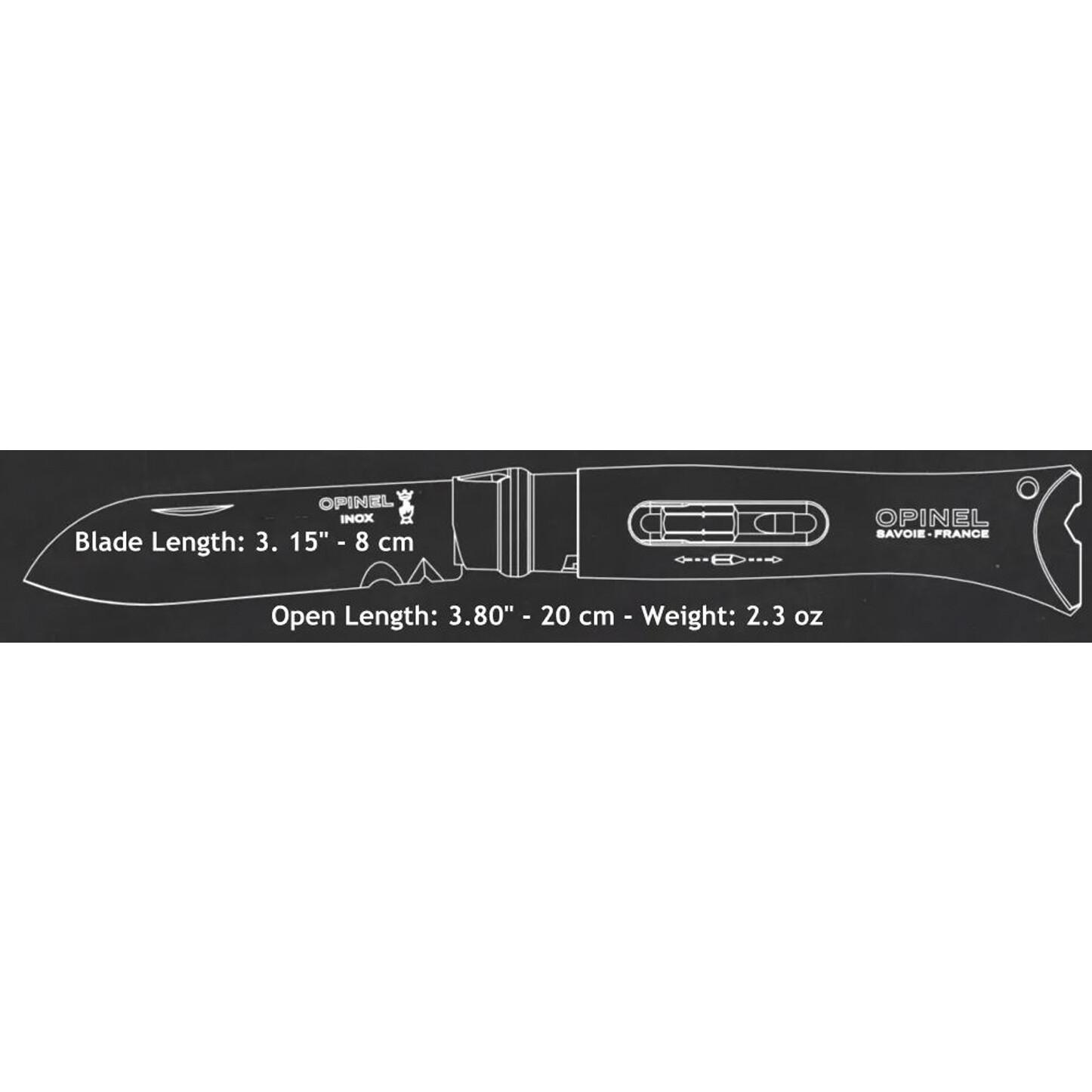 Opinel N°09 Grey DIY Most elegant for electrician / housekeeping multi tool