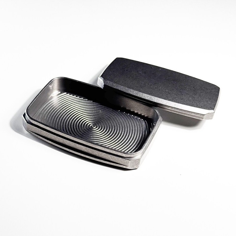 TC21 Titanium Alloy EDC Tool Storage Box 55x38x12mm