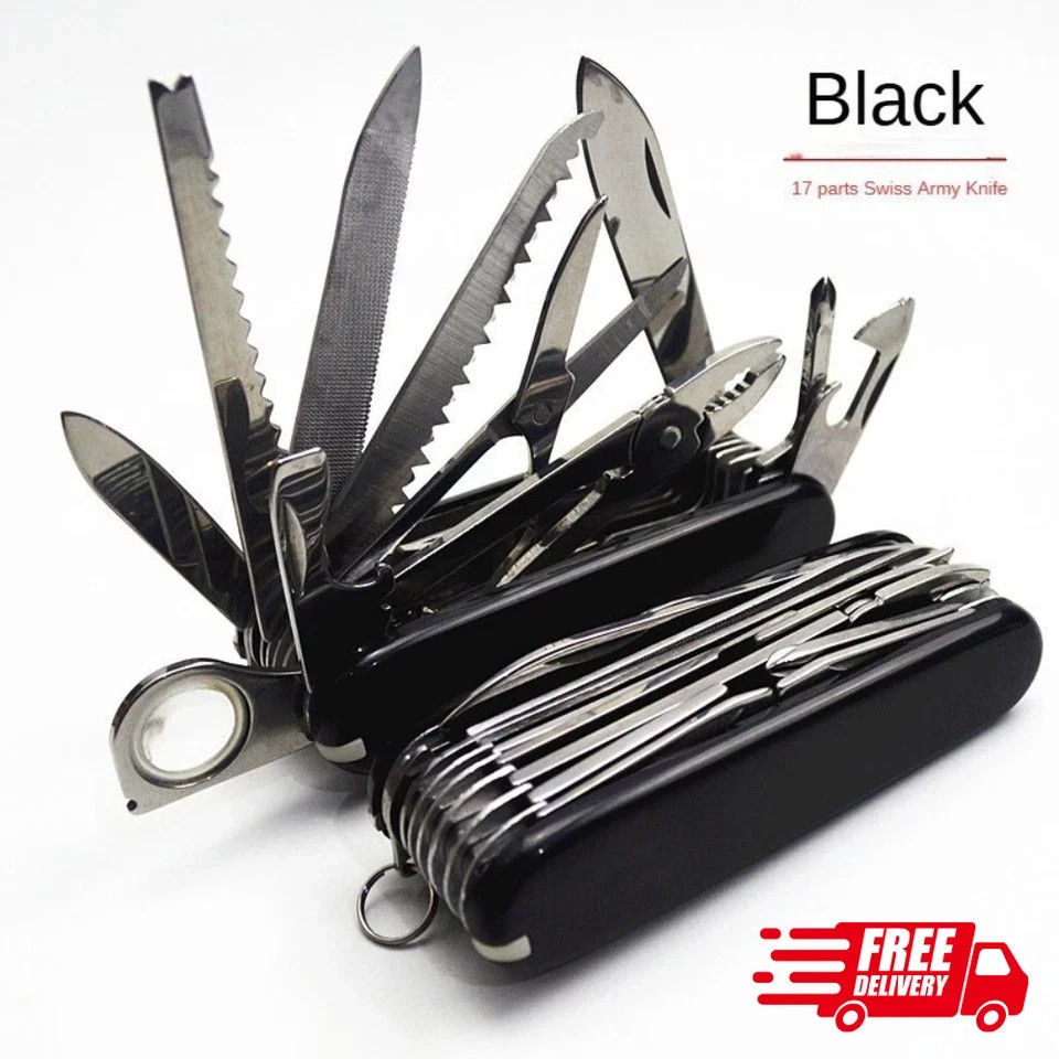 Portable Pocket Outdoor Camping Multi-Purpose Tool Knife Function Knife US
