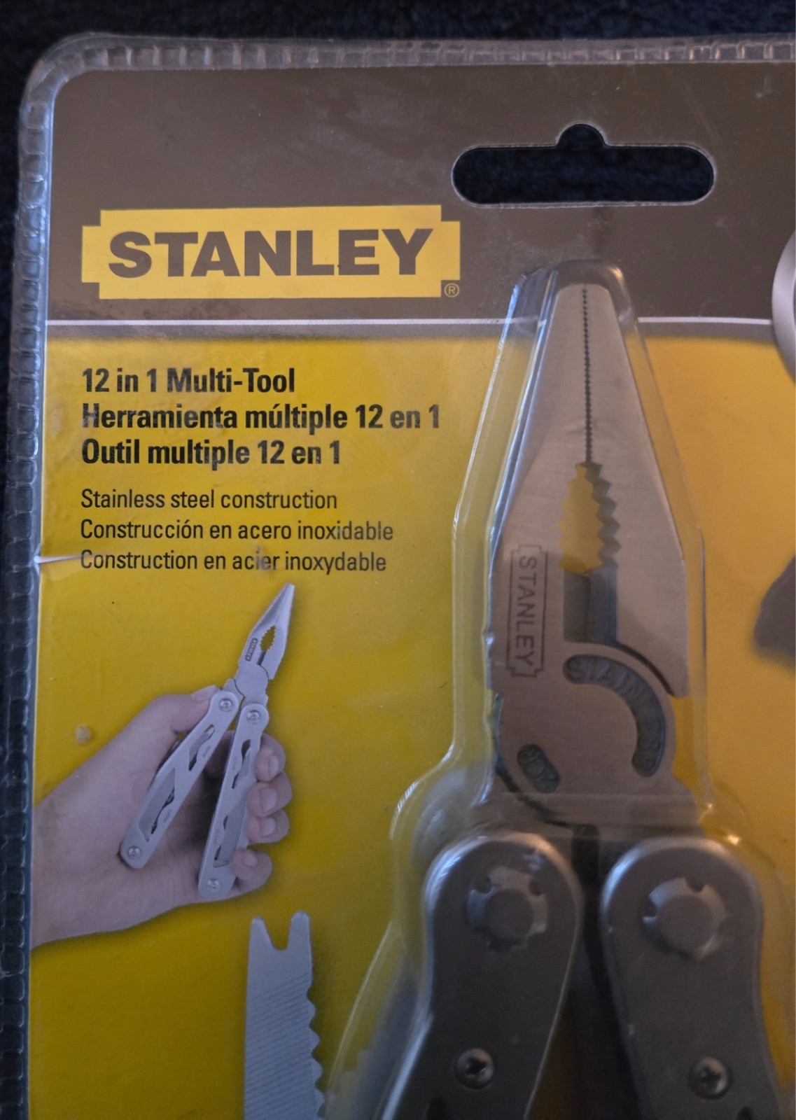 STANLEY 12 IN 1 MULTI TOOL WITH POUCH NEW IN THE BOX