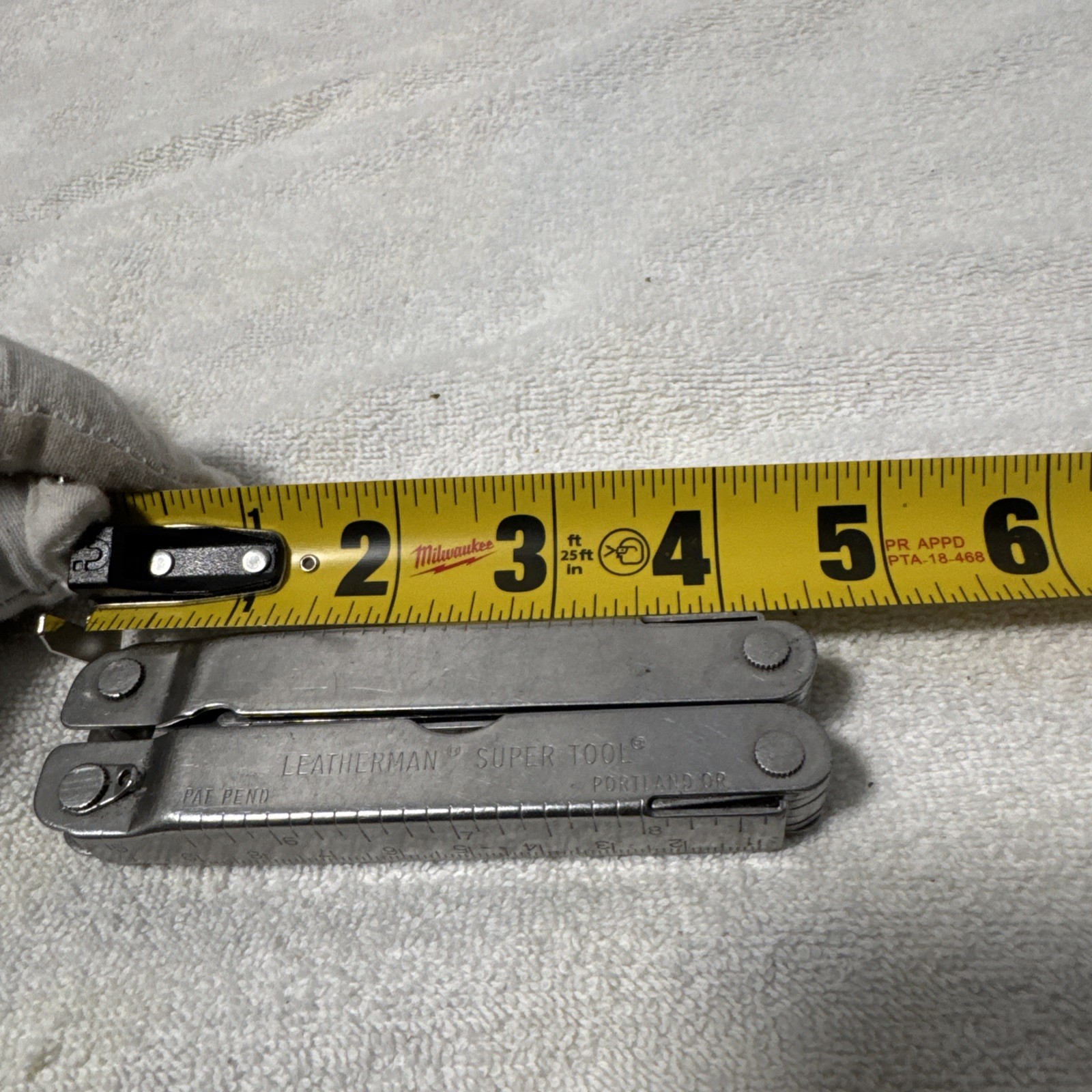 Leatherman Super Tool Portland Or Silver Stainless Steel Bond Pliers Multi-Tool