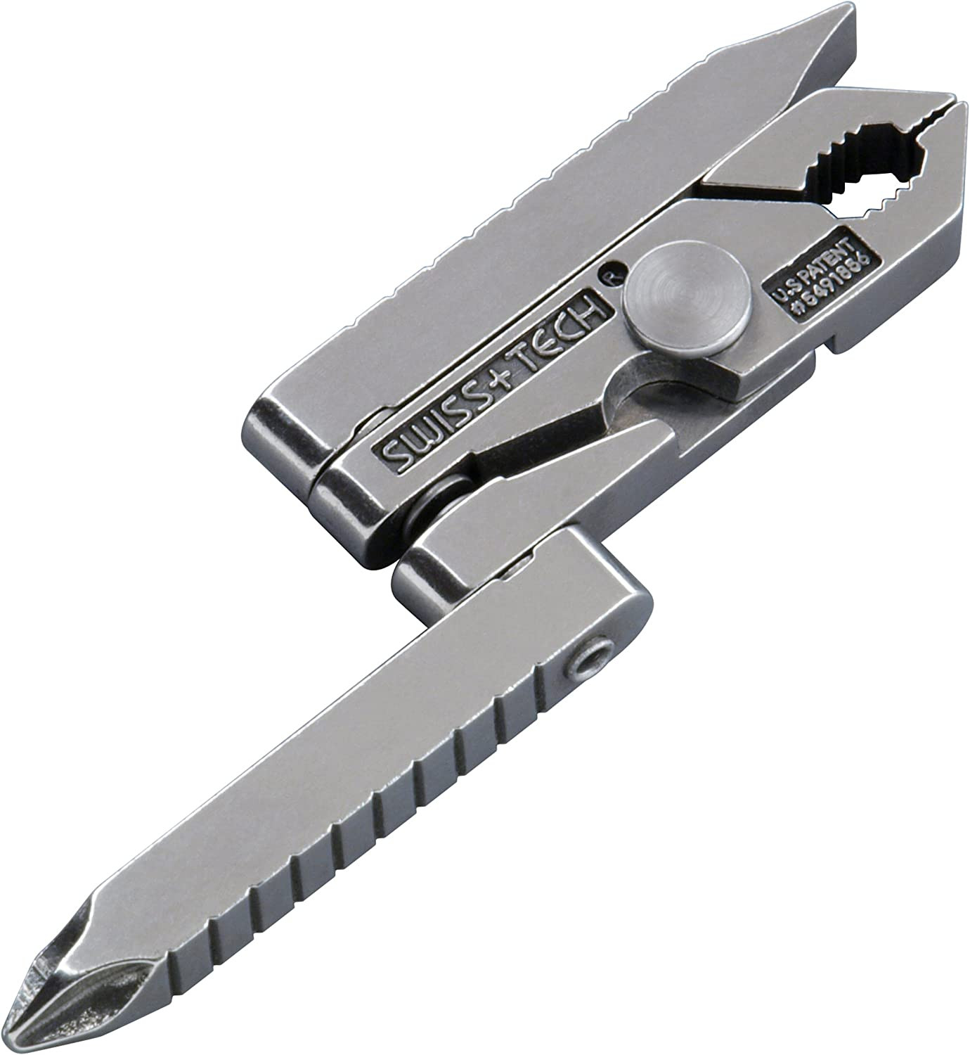 ST50022 Stainless Steel 6-In-1 Key Chain Multi Tool, Polished Finish (Single Pac