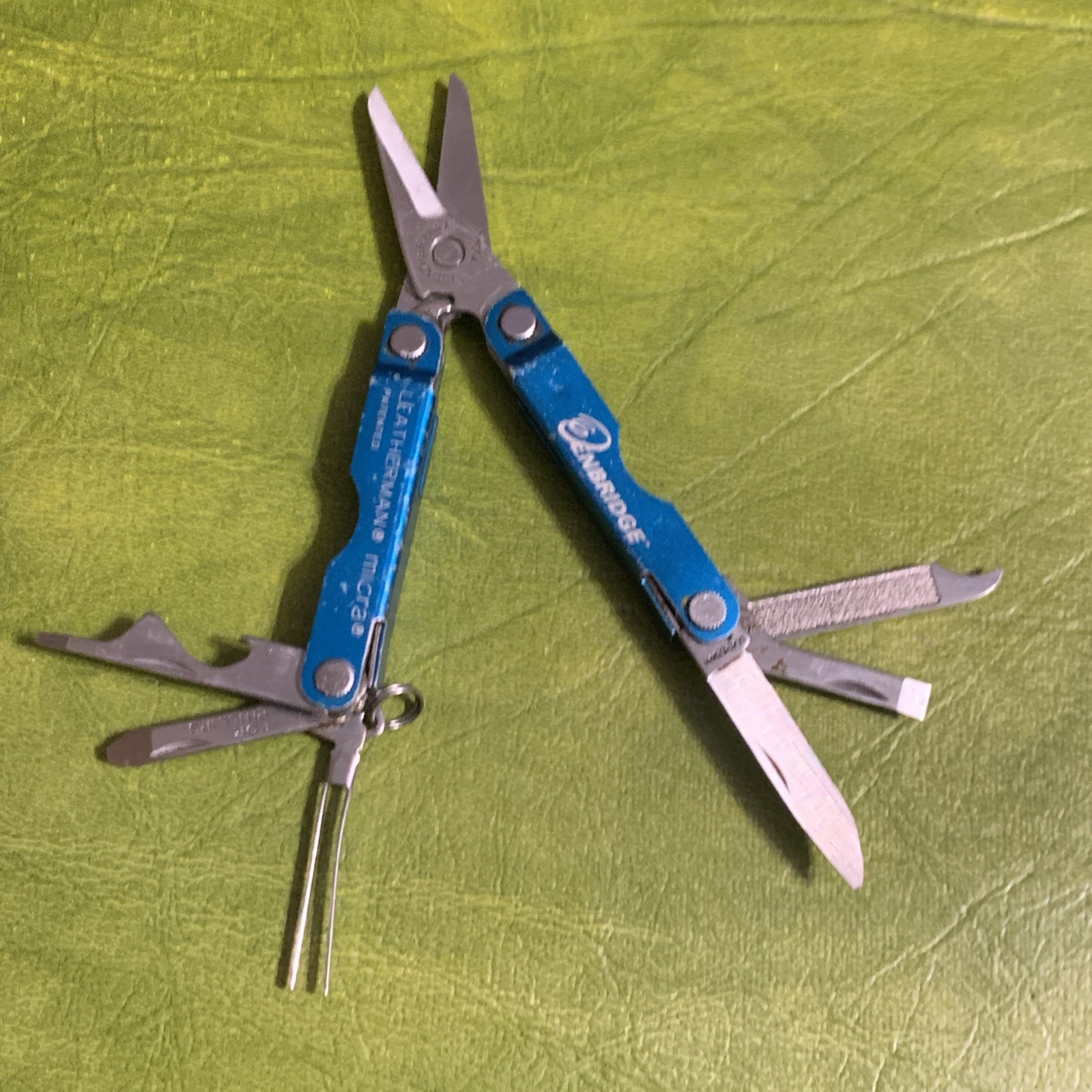 Leatherman Micra Mini Multi-Tool – Blue Anodized Alberta Clipper See Pics
