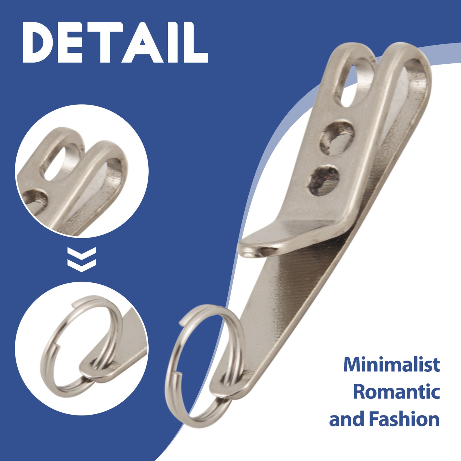 Multi-Purpose Clip Keychains Suspension Clip Tool with Carabiner perfect2486