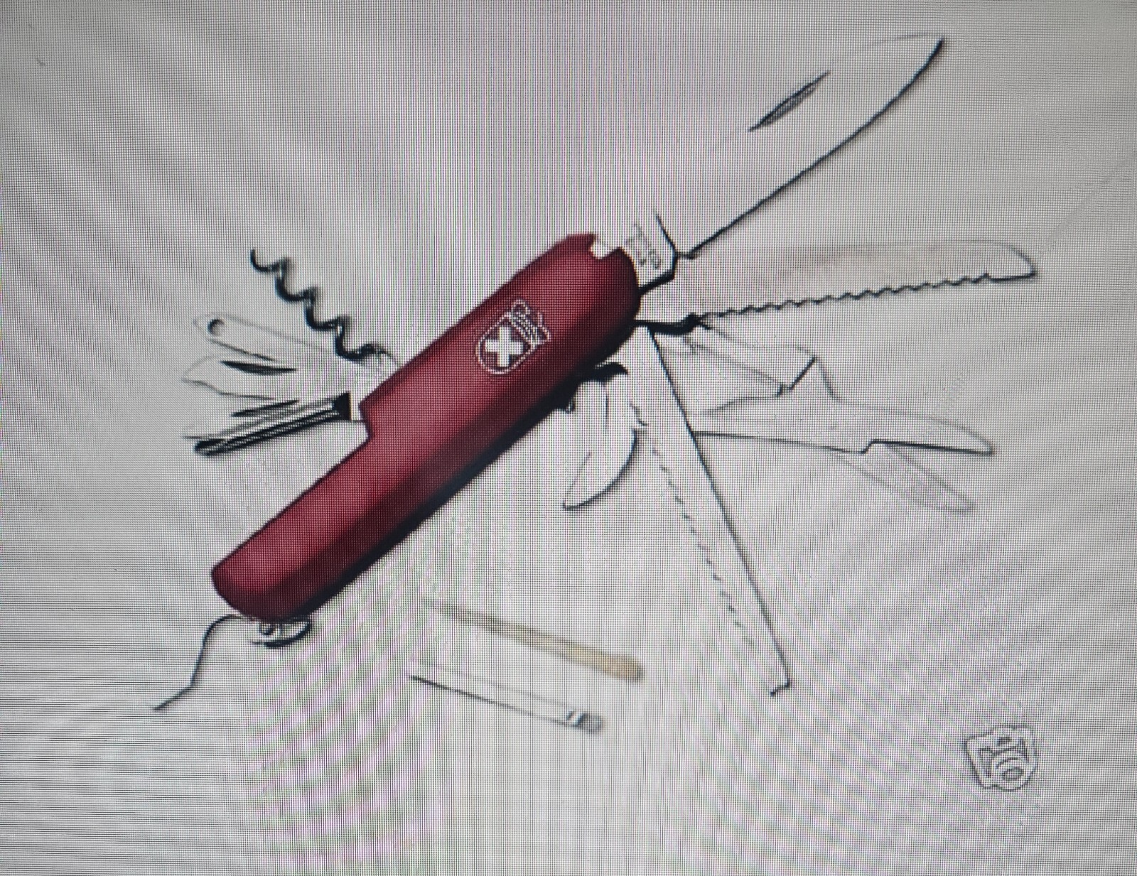 Royal Crest 16 FUNCTION SLIMLINE ARMY UTILITY KNIFE W/Life Warranty