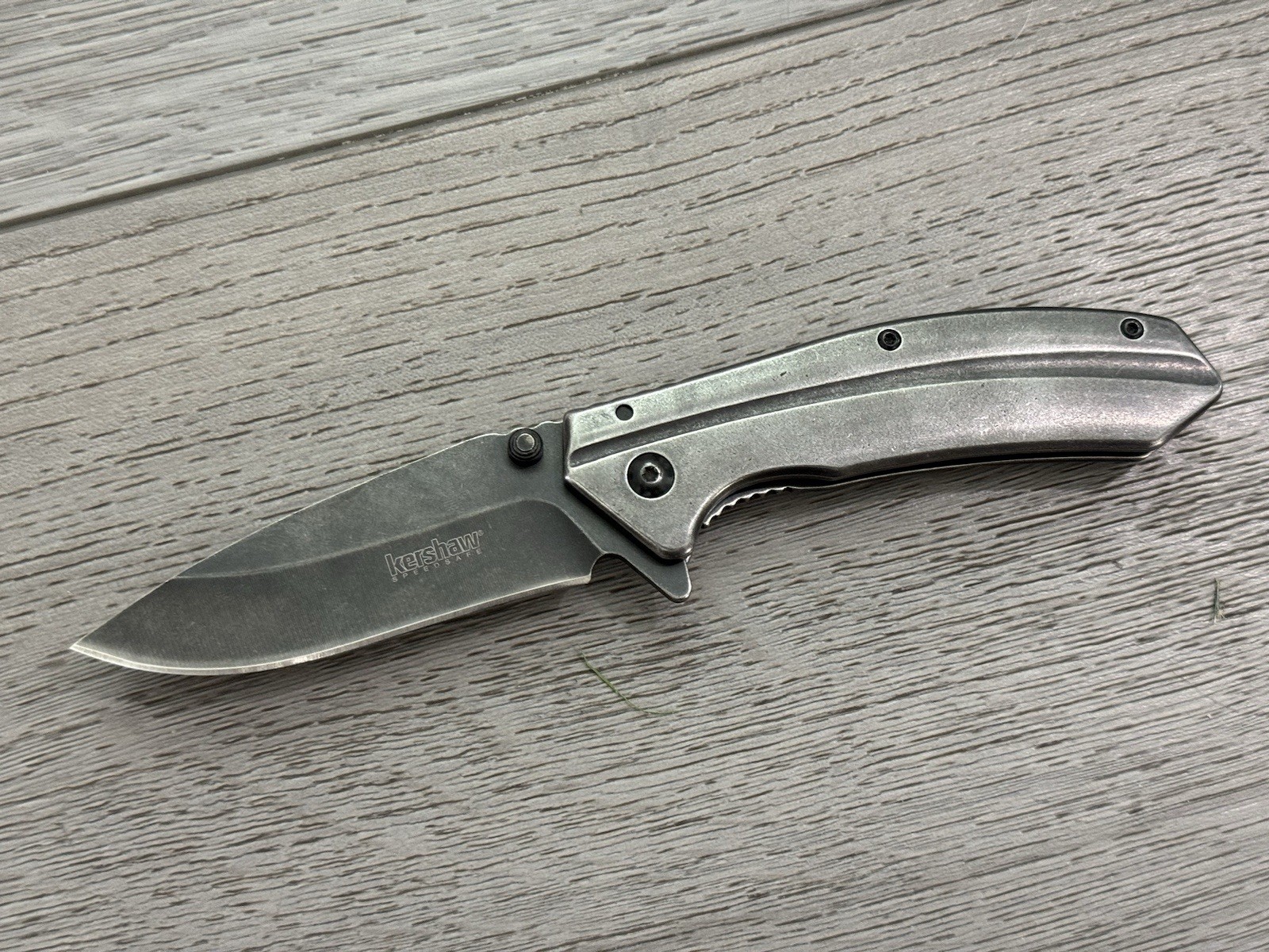 Kershaw 1306BW Filter KAI Patented 3Cr13 SpeedSafe A/O Folding Pocket Knife