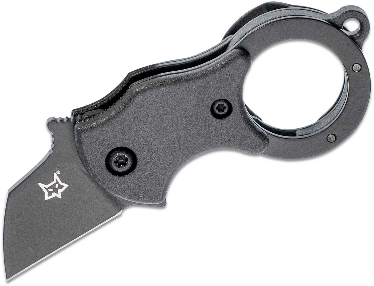 FOX KNIVES Mini-TA Folding FX-536 B Knife 1″ Blackout