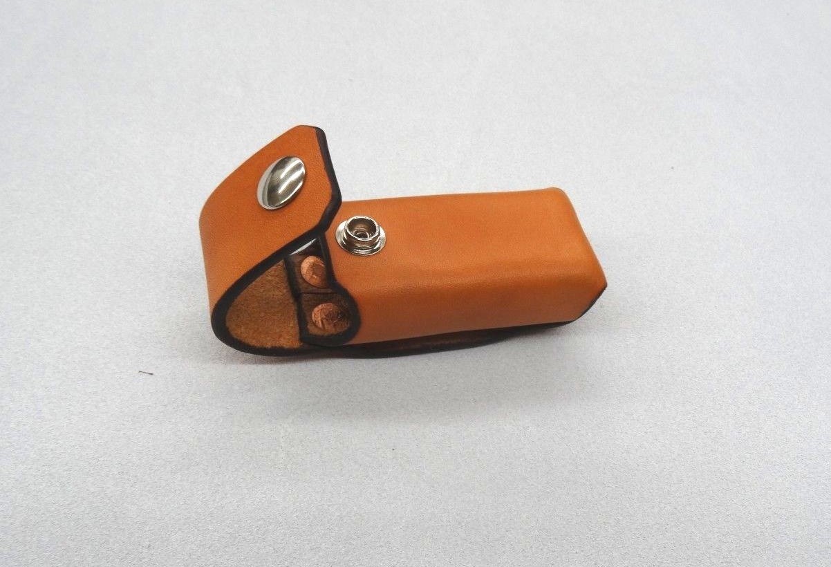 Tan Leather Sheath For Leatherman Wave One Piece Design Custom USA Handmade