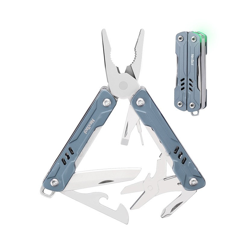 Folding Multitool Pliers with Scissors EDC Camping Outdoor Utility Tool Set