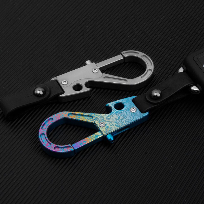 Titanium Keychain Bolt Action Keychain EDC Outdoor Portable Tools Lightweight