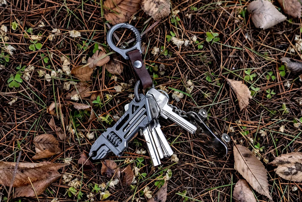 EDC Titanium Alloy Mini Adjustable Spanner Wrench Portable Repair Tools