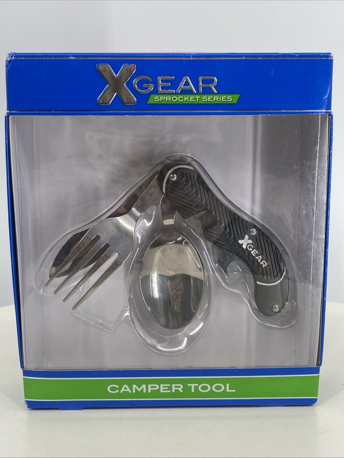 X Gear – Camper Tool, 4 Tools. Stainless Steel Color Is Graphite New