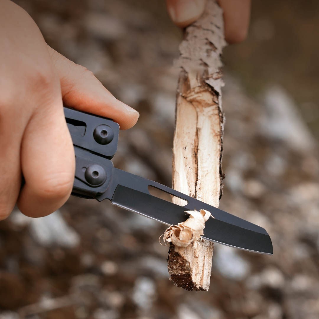 Adjustable Wrench Multitool Pliers EDC Camping Repair Tool Set with Bits
