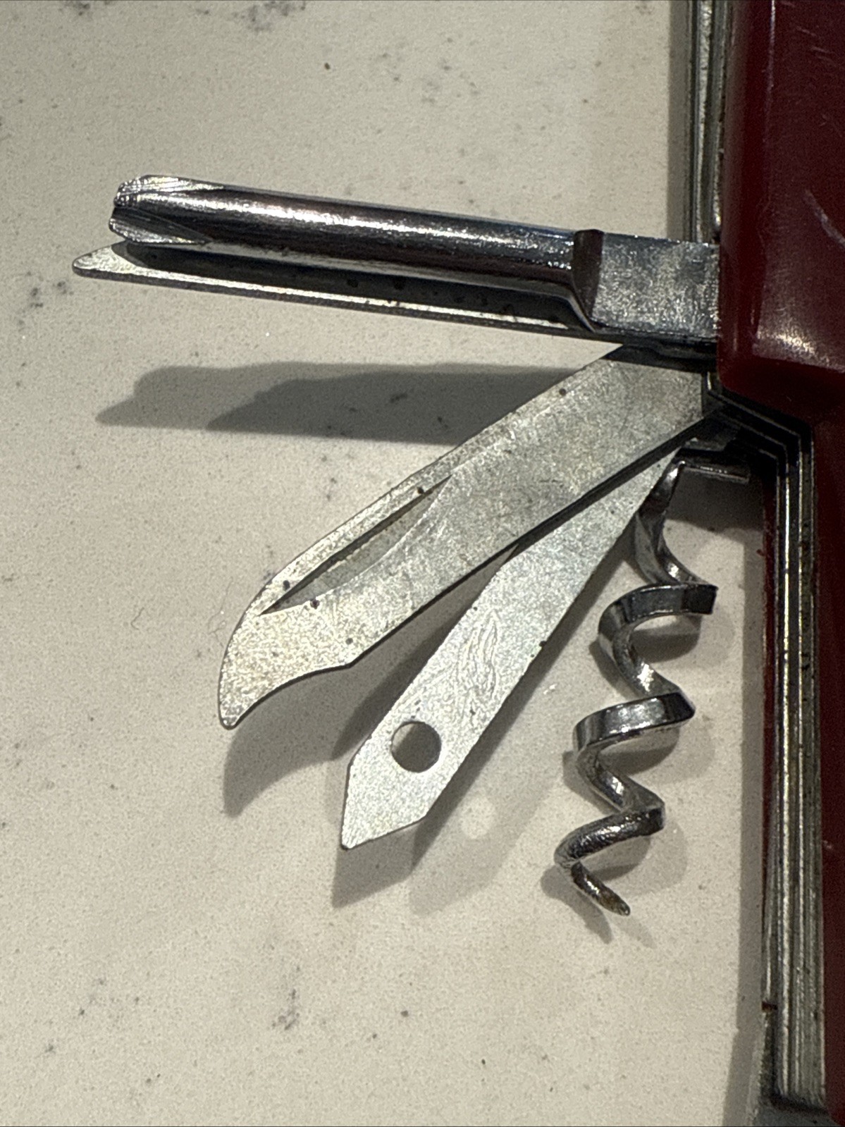 Vintage Swiss Style Multi Function Pocket Knife – Corkscrew, Scissors, Opener￼